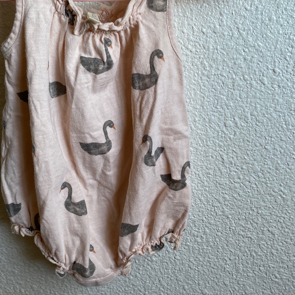 Rylee + Cru bubble romper 3-6 months